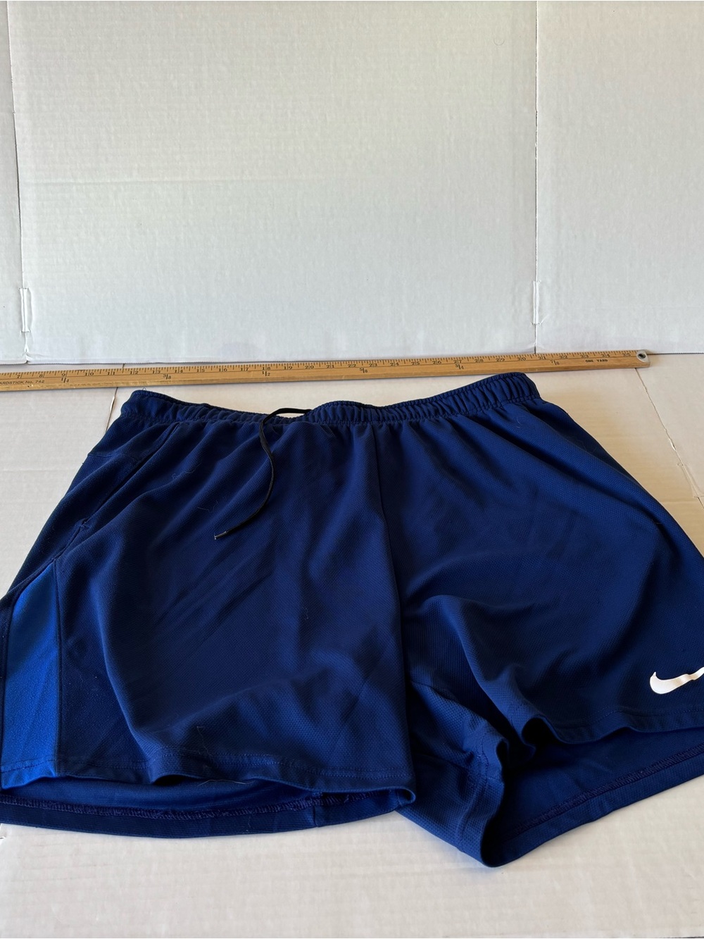 Nike Men's Navy Blue Athletic Shorts